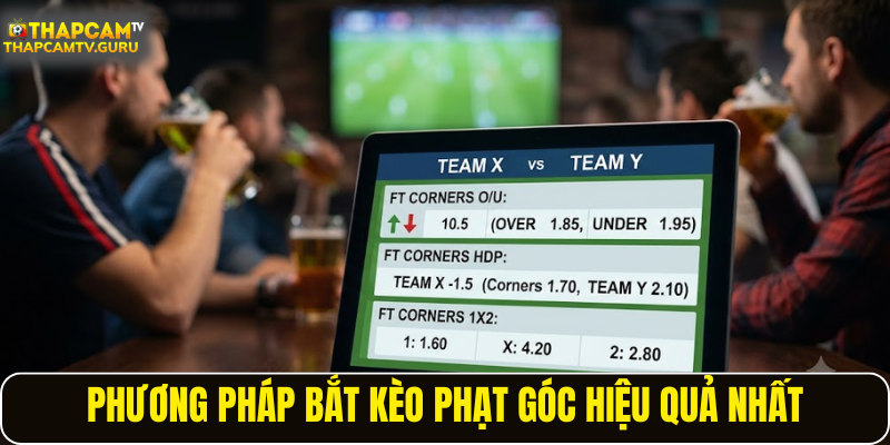 Phương pháp bắt kèo phạt góc hiệu quả nhất